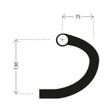 Deda Elementi Superleggera RS road handlebar with RHM shape, Di2 compatibility, lightweight carbon fiber construction for racing bikes.