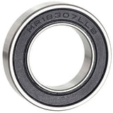 M Part Bicycle Cartridge Bearing MR18307 2RS, 18x30x7 hub replacement component with sealed rubber seals, suitable for bike maintenance.