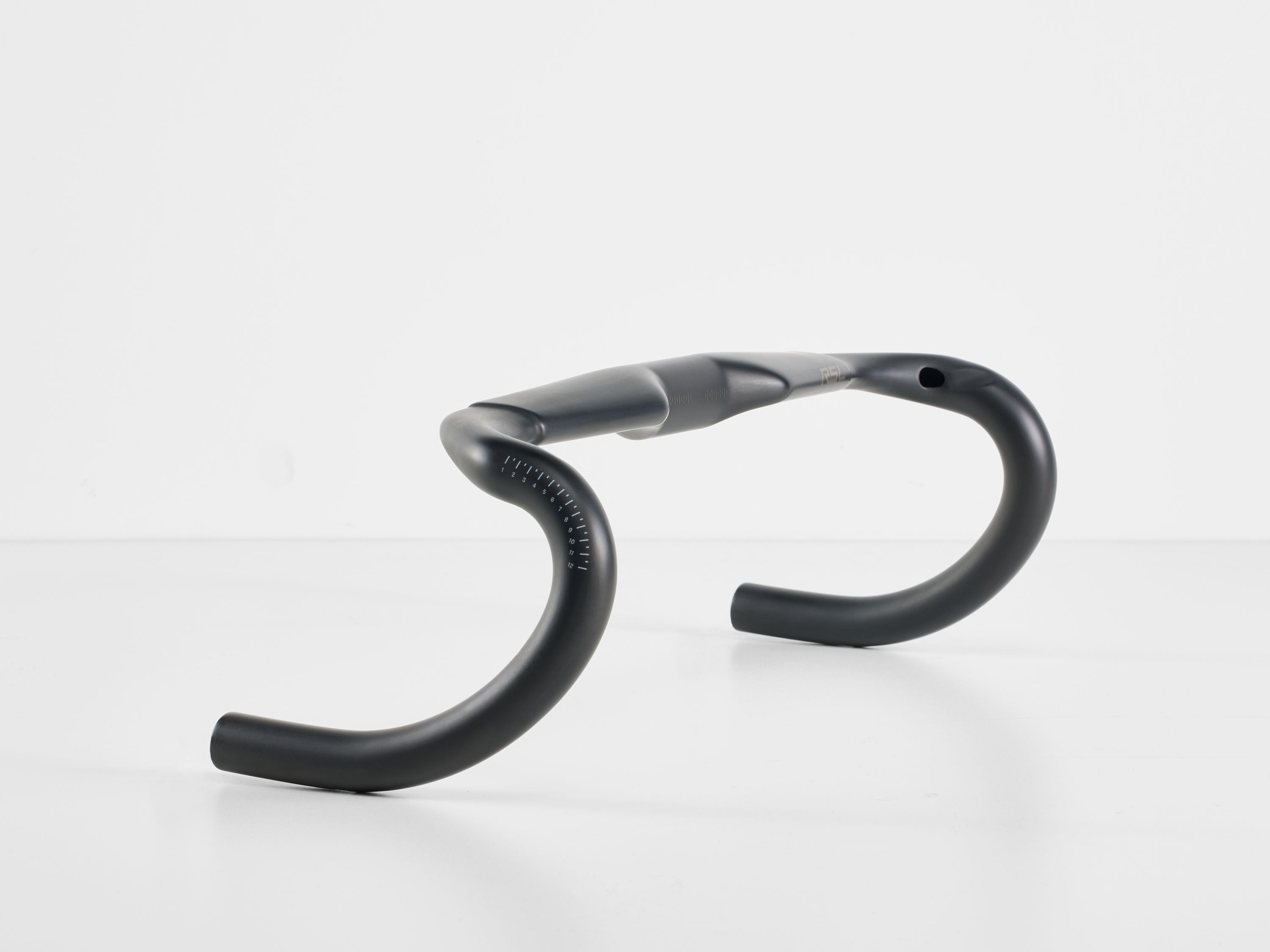 Bontrager RSL Aero Road Handlebar for racing cyclists, showing aerodynamic design and race fit features.