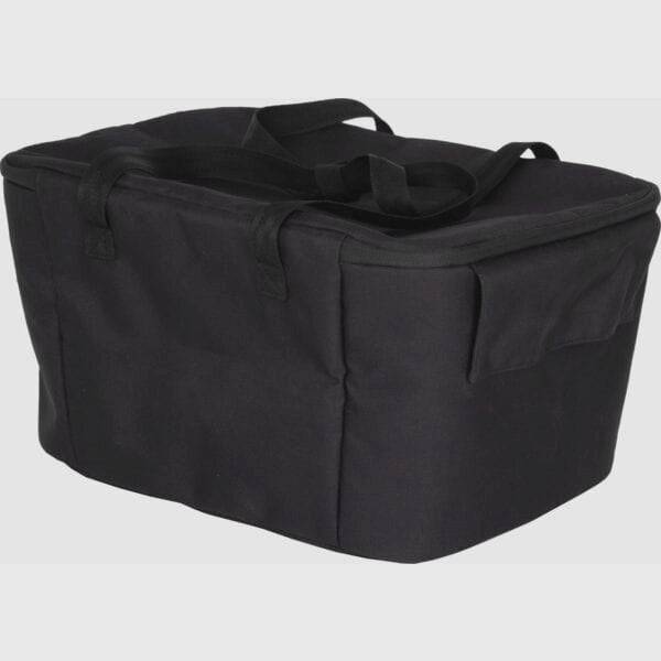 AtranVelo ADD 27 Litre Basket Inlay with secure zipped closure for DUO bicycle basket, showing padded interior and zipper detail.