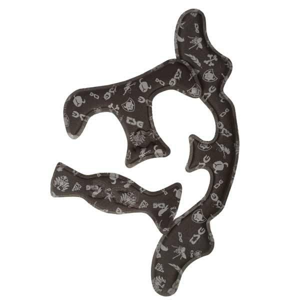 TSG Comfort Pads replacement spares for helmet, soft foam padding for improved fit and comfort in protective clothing.