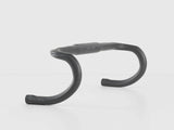 Bontrager Pro Isocore VR-CF Carbon Road Handlebar with IsoCore vibration reduction, showing sleek black carbon design and ergonomic shape.