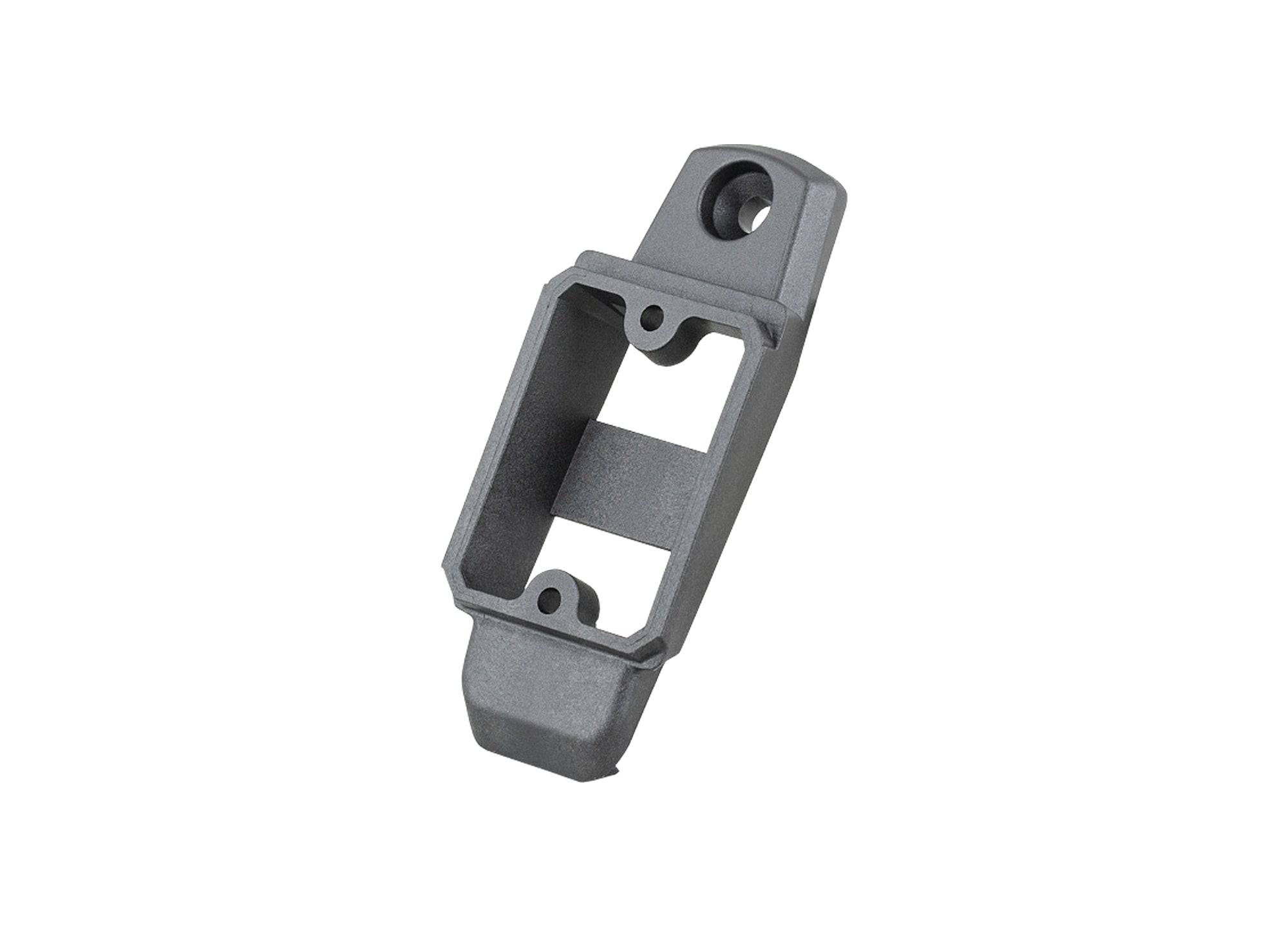 Trek Rail Gen 3 Bosch Kiox 300 display mount in black for carbon 29-inch mountain bikes, designed for Trek e-bike components.