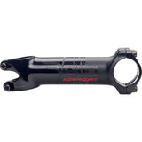 Deda Superleggero road bike stem with 31.7mm clamp and 1 1/8" steerer, black anodized, lightweight bike component.