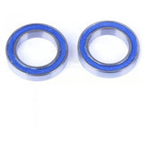 Wheels Manufacturing BB90 ABEC-3 bearings for Trek 24mm crank bottom bracket, close-up of metal bearings in packaging.