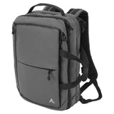 Altura Grid travel bag featuring a laptop sleeve and convertible backpack briefcase, with sturdy straps and sleek design.