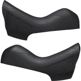 Pair of Shimano Dura-Ace ST-R9120 brake lever bracket covers for shifter protection and replacement.