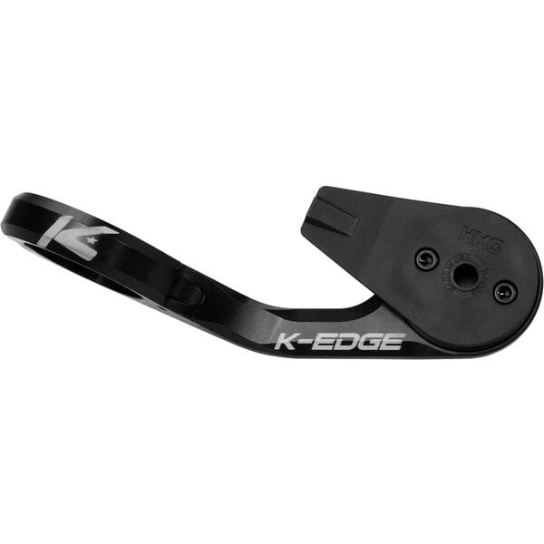 K-Edge Hammerhead Karoo 2 XL Combo Mount in black anodized for cycling computers and GoPro cameras, showing the durable bike accessory.