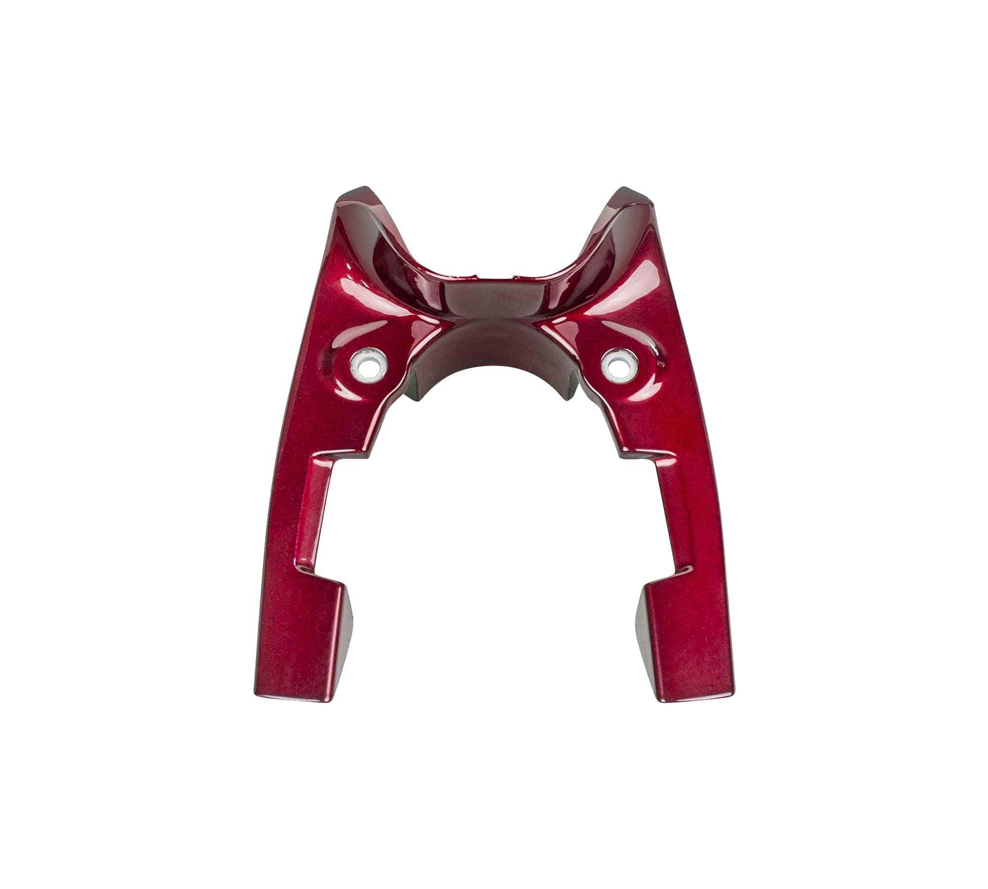 Trek Madone SLR front brake cover in Rage Red and Dnister Black, protective cycling component for aerodynamic performance.