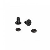 Black MET Roam helmet replacement screw kit with genuine spare parts, shown in the image.