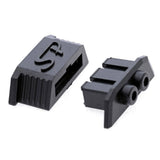 SP brand Dynamo Hub Connector Kit with male and female switches for SP-Dyno hubs, showing detailed component parts.