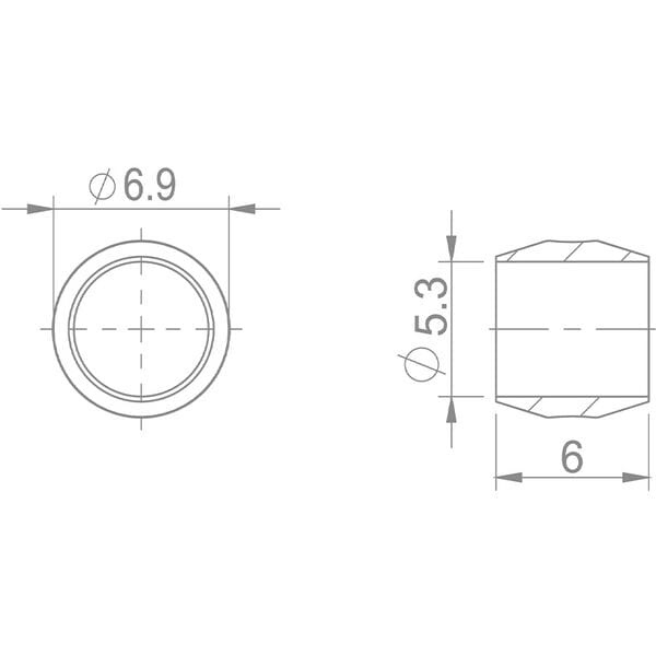 Set of 8 Aztec Olive 5mm Shimano brake spare components for reliable bike braking performance, shown in the image.