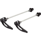 Black Campagnolo quick release skewers for Bora Ultra and Hyperon wheels, pair of bike wheel components.