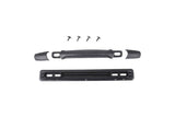 Topeak Spare Pakgo X handle replacement with backing plate and screws in black, designed for bike accessories.