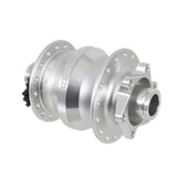 SP Hub PD-8X 110mm boost power dynamo bike hub with 6V3W output, used for reliable bicycle lighting components.