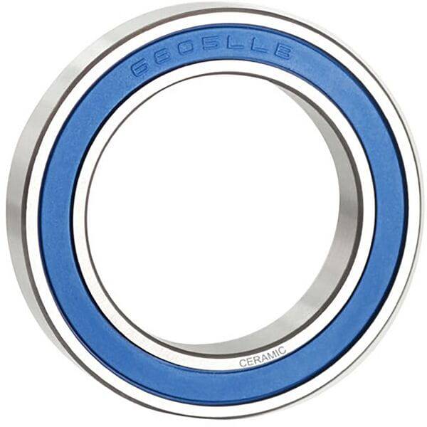 M Part Ceramic Bearing 6805 LLB for bicycle wheel rotation, showing the smooth, precision-machined ceramic components.