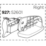 Thule VeloCompact right lamp holder set for bike racks 925 and 927, shown attached to a bike rack assembly.