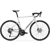 Basso Venta R 105 12-speed Microtech road bike with lightweight frame and sleek design, showcasing Italian craftsmanship.