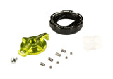 DVO Damper Knob and Detent Kit for Onyx SC 2022 rear shock upgrade, showing black components on a white background.