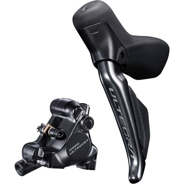 Shimano Ultgera ST-R8170 bled hydraulic disc, Di2 E-tube STI set, flat mount calliper, LH rear | Swinnerton Cycles