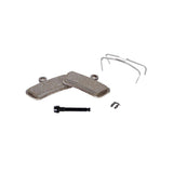 SRAM Medium Organic Disc Brake Pads for Trail Guide G2 Level MTB, showing the brake pad components for mountain biking.