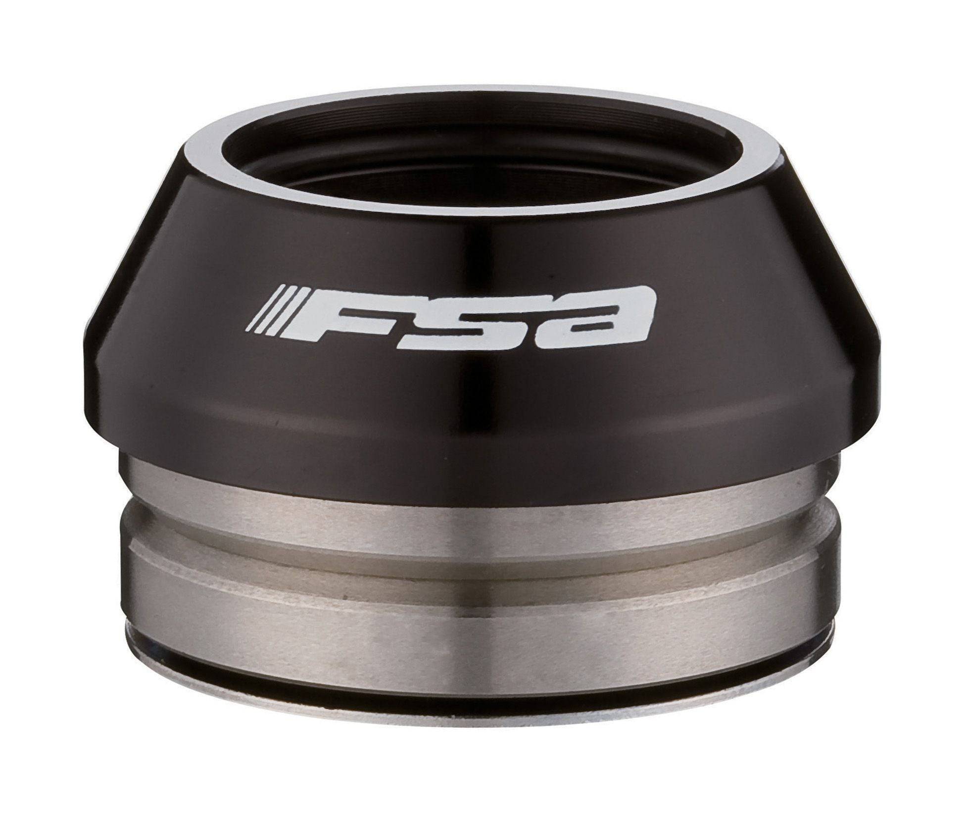 FSA Orbit I NO.16-CC headset for 1.1/8" steerer tubes, black color, fits 45mm OD head tubes, bike component with bearing system.