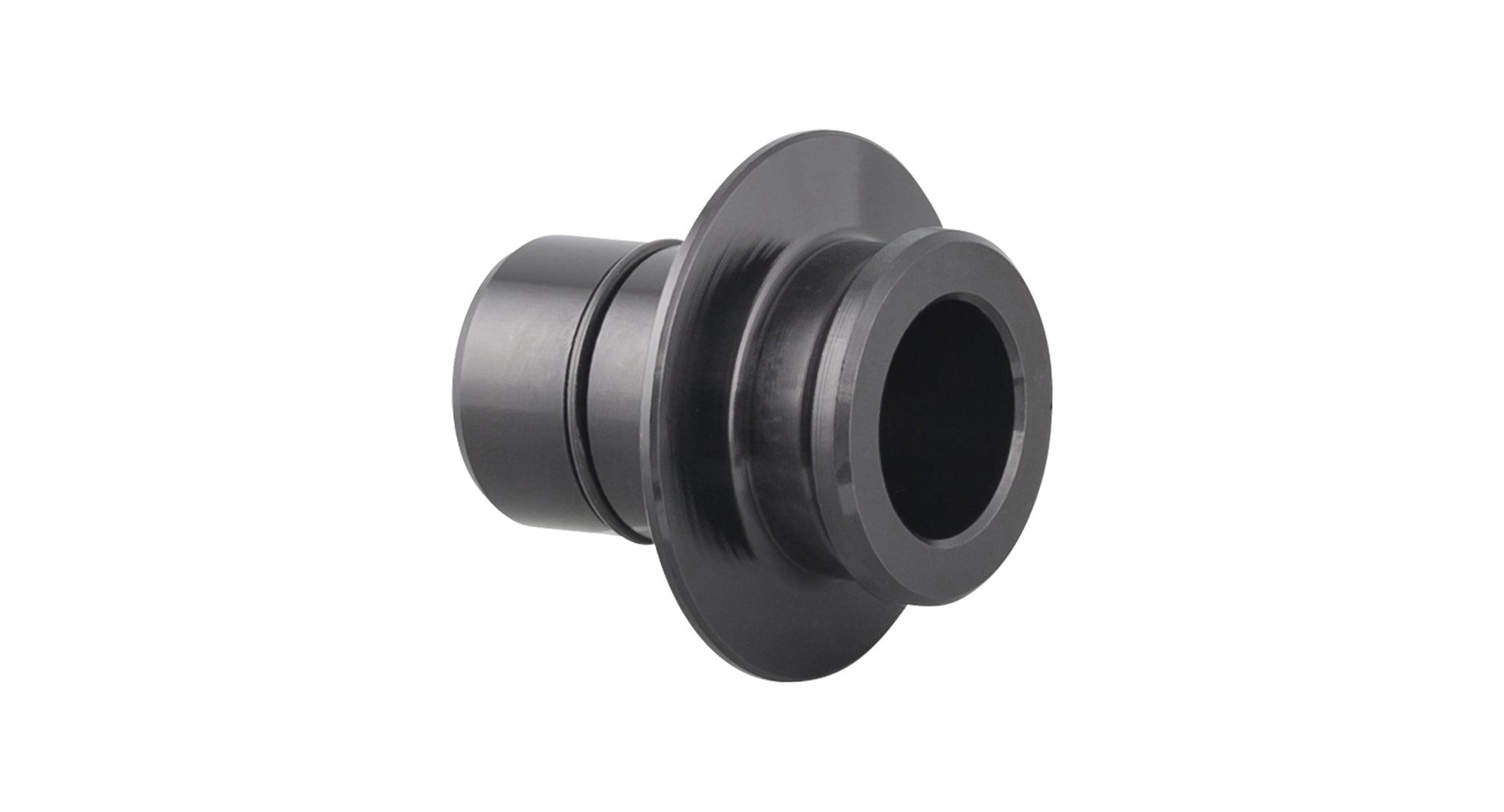 Bontrager DT350 Road front axle end cap in black, 12mm non-disc, 100mm old, for bicycle wheel components.