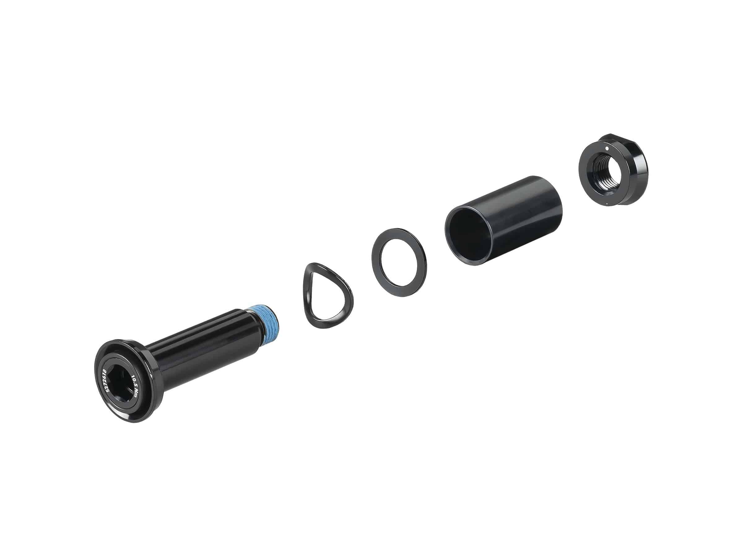 Trek Domane MKIV IsoSpeed hardware kit in black, durable replacement components for bike suspension and frame.