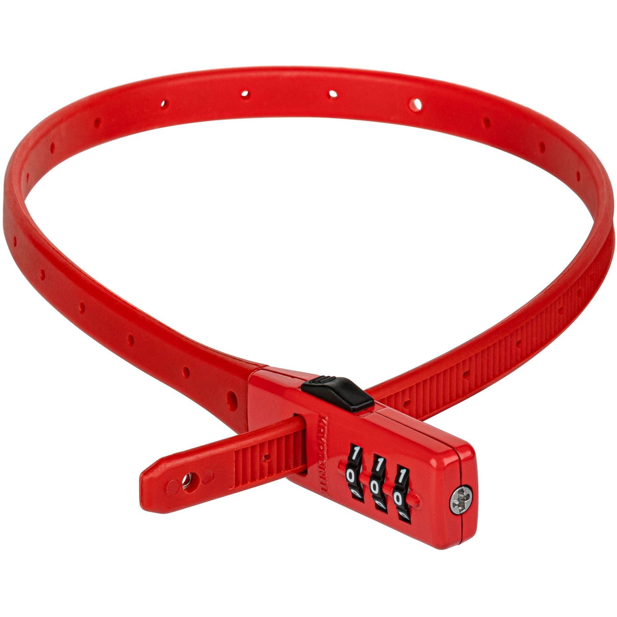 Kryptonite Click Lock Combo bike lock 480mm with 3-digit resettable code, shown with lock and key mechanism.