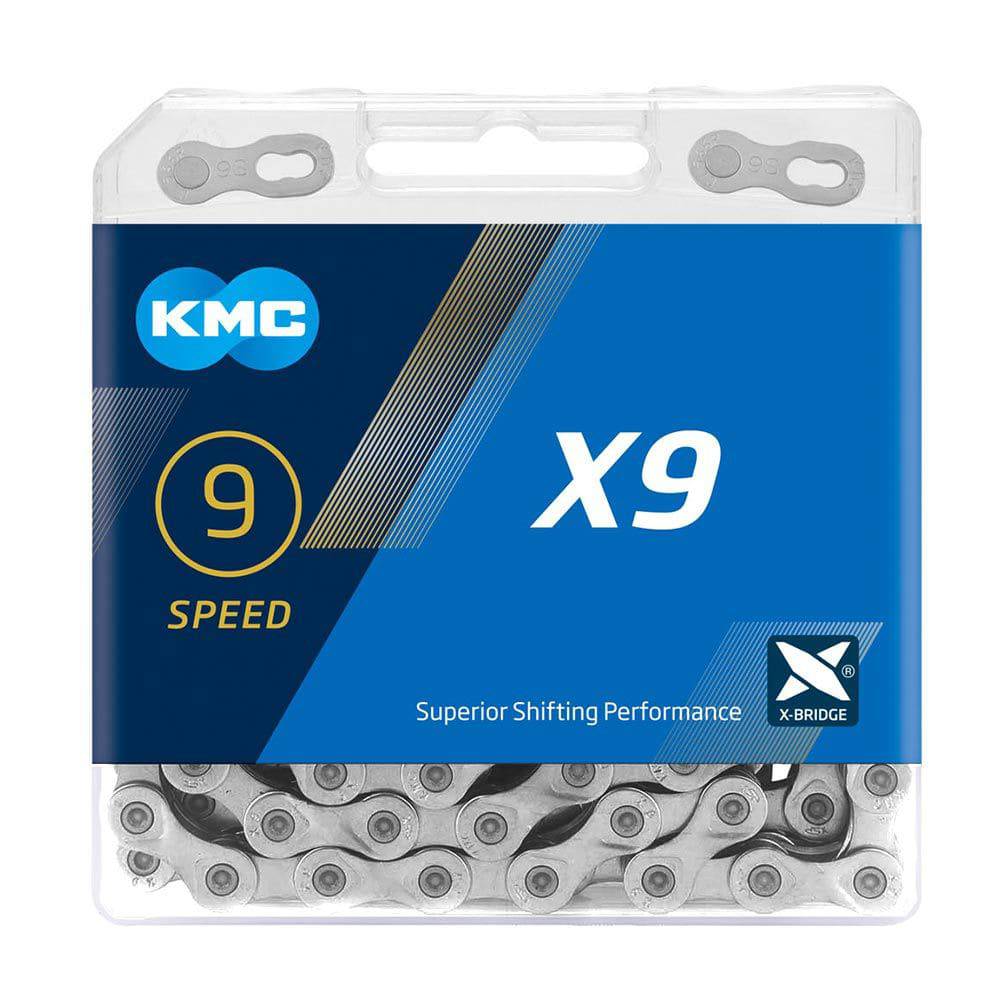 Kmc X9 Silver Chain 114L Chain | Swinnerton Cycles