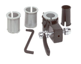 Grey Trek Pedal Trailer Hitch Kit for bike hitch head, compatible with 2004+ Trek bikes, accessory for bike trailer attachment.