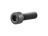 Black Trek Rail Carbon 29 bottle cage fastener M5 x 16mm mounted on bike component, designed for lightweight cycling setups.