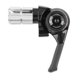 MicroSHIFT MTB bar end shifters for drop bar bikes, adjustable and durable components designed for mountain biking.