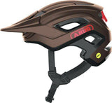 ABUS Cliffhanger MIPS mountain bike helmet with adjustable TriVider fit and ventilation, shown from the front side.