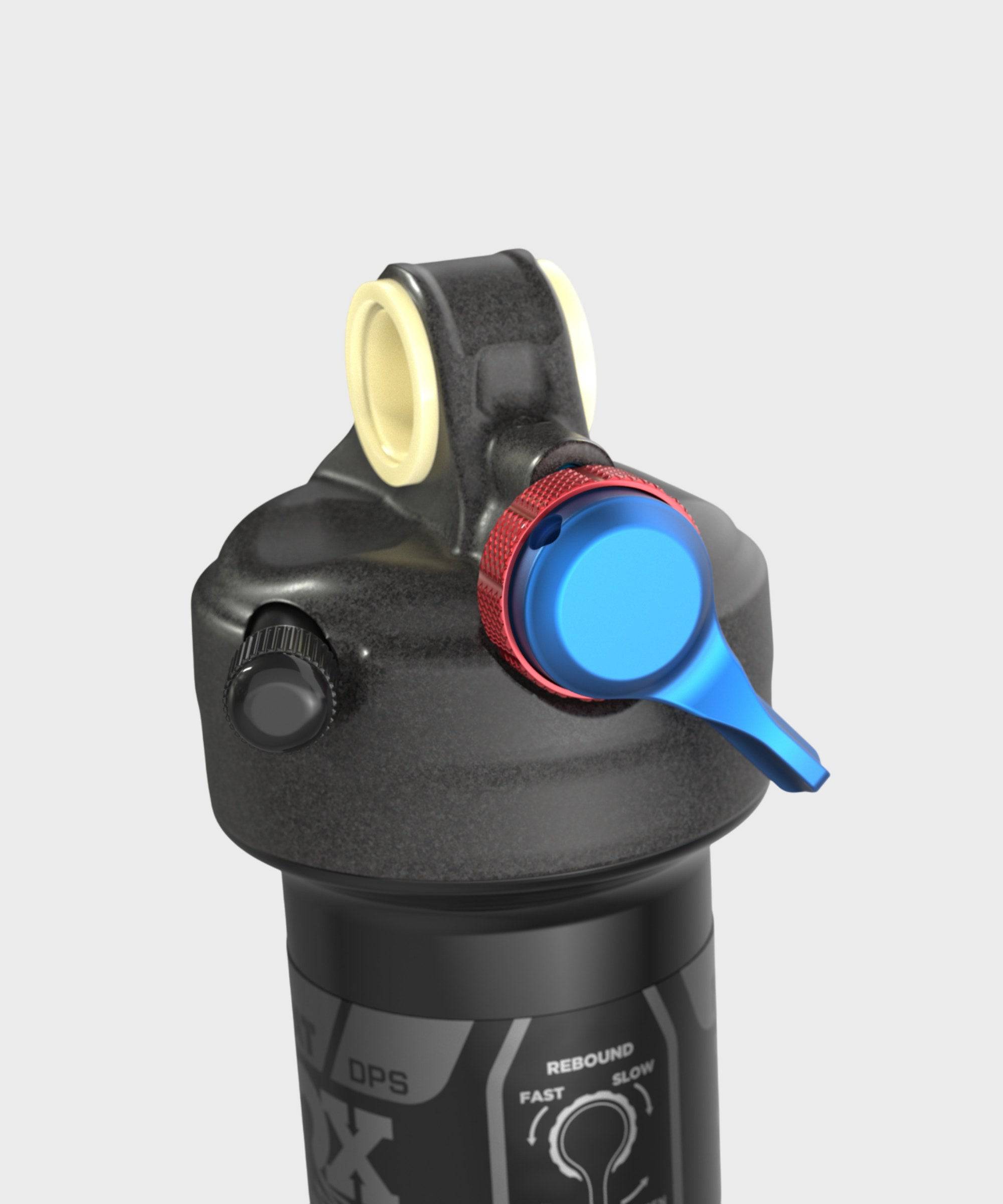 Fox Float DPS Performance rear suspension shock with EVOL Air and 3-Mode DPS system for mountain bikes.