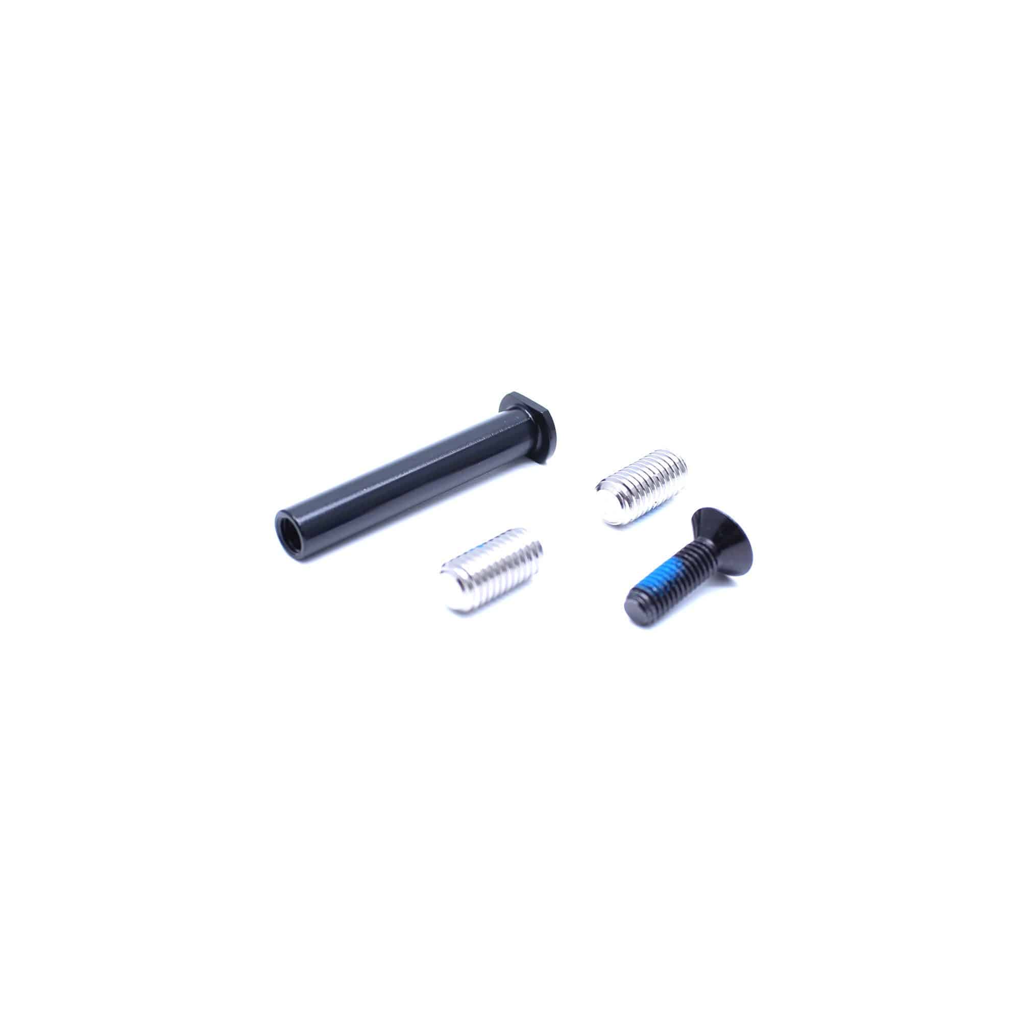 Easton seatpost bolt kit for secure bike seatpost installation, showing metal bolts and components on a neutral background.