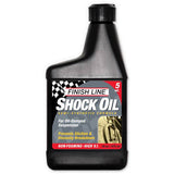 Finish Line Shock Oil 5 wt suspension fluid for bicycle forks, shown in 16 oz bottle, used for bike shock maintenance