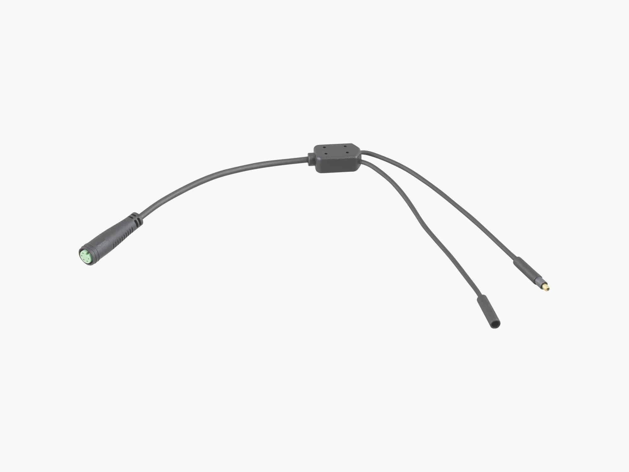 Black Trek Domane+ SLR remote display cable, compatible replacement component, designed for bike electronic system connectivity.