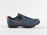Bontrager Evoke MTB mountain bike shoes with BOA L6 dial and SPD cleat compatibility, showing the black cycling shoes with adjustable fit.