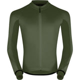 Madison DTE men's thermal cycling jacket with long sleeves, drop tail, and pockets, designed for cold weather riding.