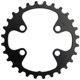 Shimano Deore FC-M6000-2 26T inner chainring for 10-speed cranksets, shown with teeth and mounting holes.