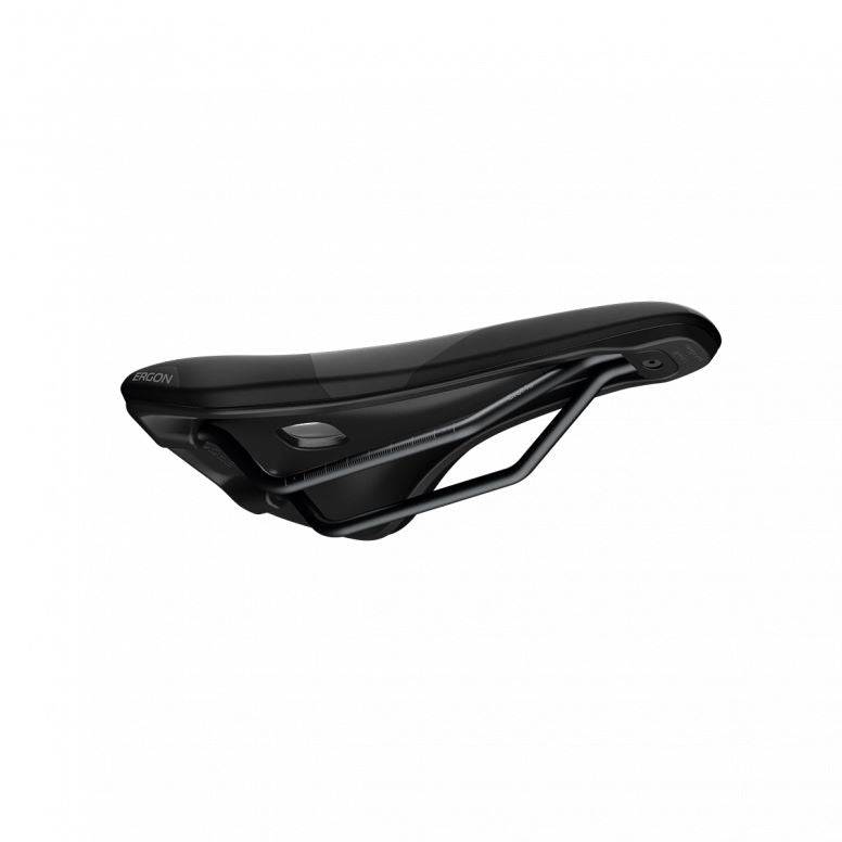 Ergon Allroad men's ergonomic bike saddle designed for long-distance comfort and efficiency, shown in a detailed view.