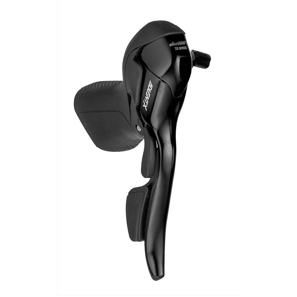 MicroSHIFT Advent X 10-speed right-hand brake/shifter for 1x drivetrain, bike component with ergonomic design and gear selector.