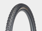 Bontrager Montrose RSL XT TLR 29-inch tubeless ready mountain bike tyre in black with 2.4-inch width, close-up of tread and sidewall