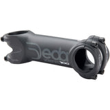 Deda Zero100 alloy road bike stem with 31.7mm handlebar clamp and 1 1/8 inch steerer, showing the sleek silver component.