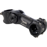 Deda Elementi adjustable stem with micro angle adjustment for 31.7mm handlebars, shown in a close-up view of the component.
