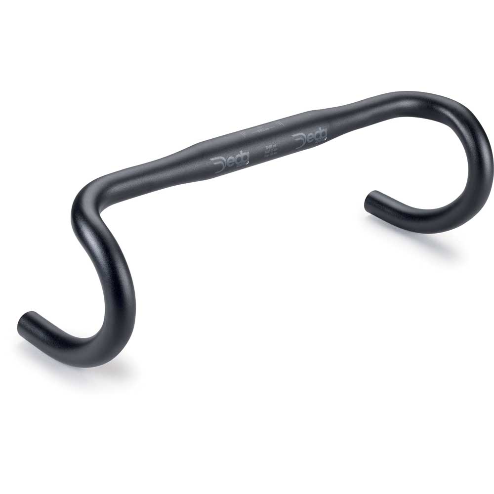 Deda Elementi Zero RHM road handlebar with 31.7mm clamp, ergonomic RHM shape, lightweight cycling component for road bikes.