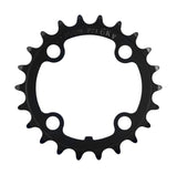 FSA Steel MTB 3x10 chainring with 64 BCD, compatible with 10 and 11-speed mountain bike systems, shown in silver.