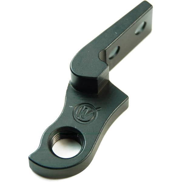 Wheels Manufacturing replaceable derailleur hanger 183, CNC machined dropout component for bike bike frame attachment.