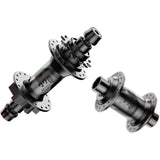 DT Swiss 370 Classic rear disc hub with 6-bolt, 135x10mm, singlespeed, 32H black component for bicycle wheels.